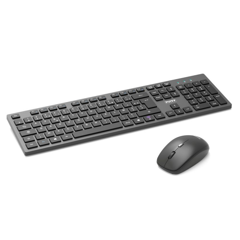 [911250] Pack souris & clavier sans fil 2.4 GHz Port Connect